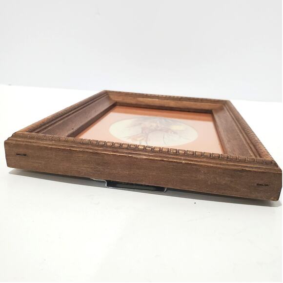 Vtg Kay Lamb Shannon Wood Framed Butterfly Print Entomology Art 9" x 7" - Picture 3 of 11